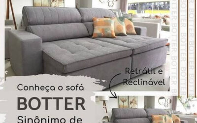 Sofá retrátil e reclinável – Joinville SC
