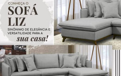 Sofá moderno com chaise – Joinville – SC
